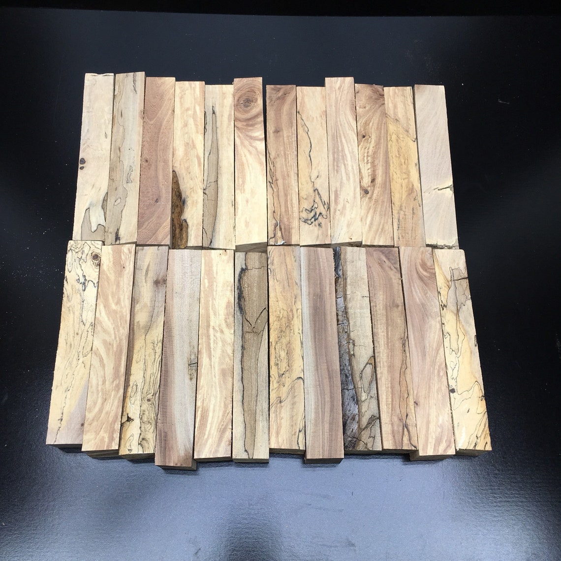 3pc Spalted American Elm Wood Pen Turning Blanks 1 X Etsy