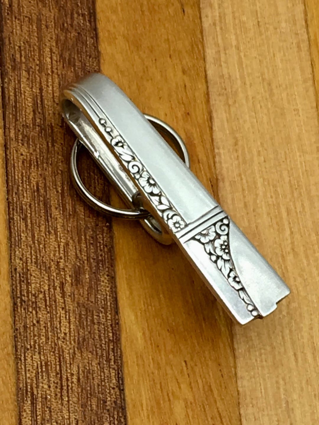 Purse Hook Caprice Key Finder Key Ring Keychain Silverplate Silverwear ...