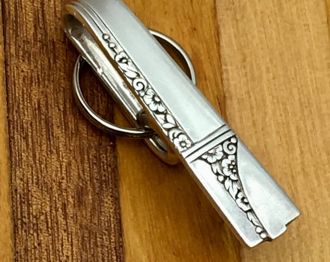 Purse Hook Caprice Key Finder Key Ring Keychain Silverplate Silverwear ...