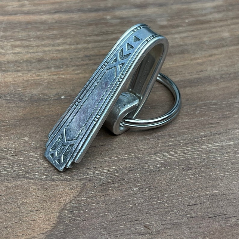 Vintage Silver Purse Hook Key Finder Key Holder Ring Upcycle Etsy