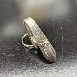 Vintage Purse Hook Silver Key Finder Key Ring Keychain Silverplate Silverware Antique Tie Bar Money Clip Reflection