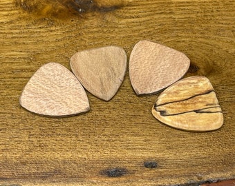 Rare Dogwood Wooden / Other Woods Guitar Pick. Spalted or Non Spalted. For Banjo, Mandolin, Dulcimer and other Musical Picked Instruments