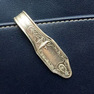 Purse Hook Silver Heirloom Adelphi Art Deco Key Finder Key Ring Keychain Silverplate Silverwear