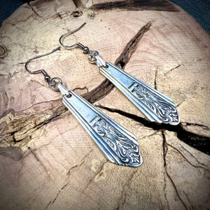 Spoon Earrings Royal Saxony Antique Vintage Silverplate Silverware Gift