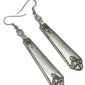 Spoon Earrings 1948 Oneida Prestige Sweet Briar Antique Vintage Silverplate Silverware Gift
