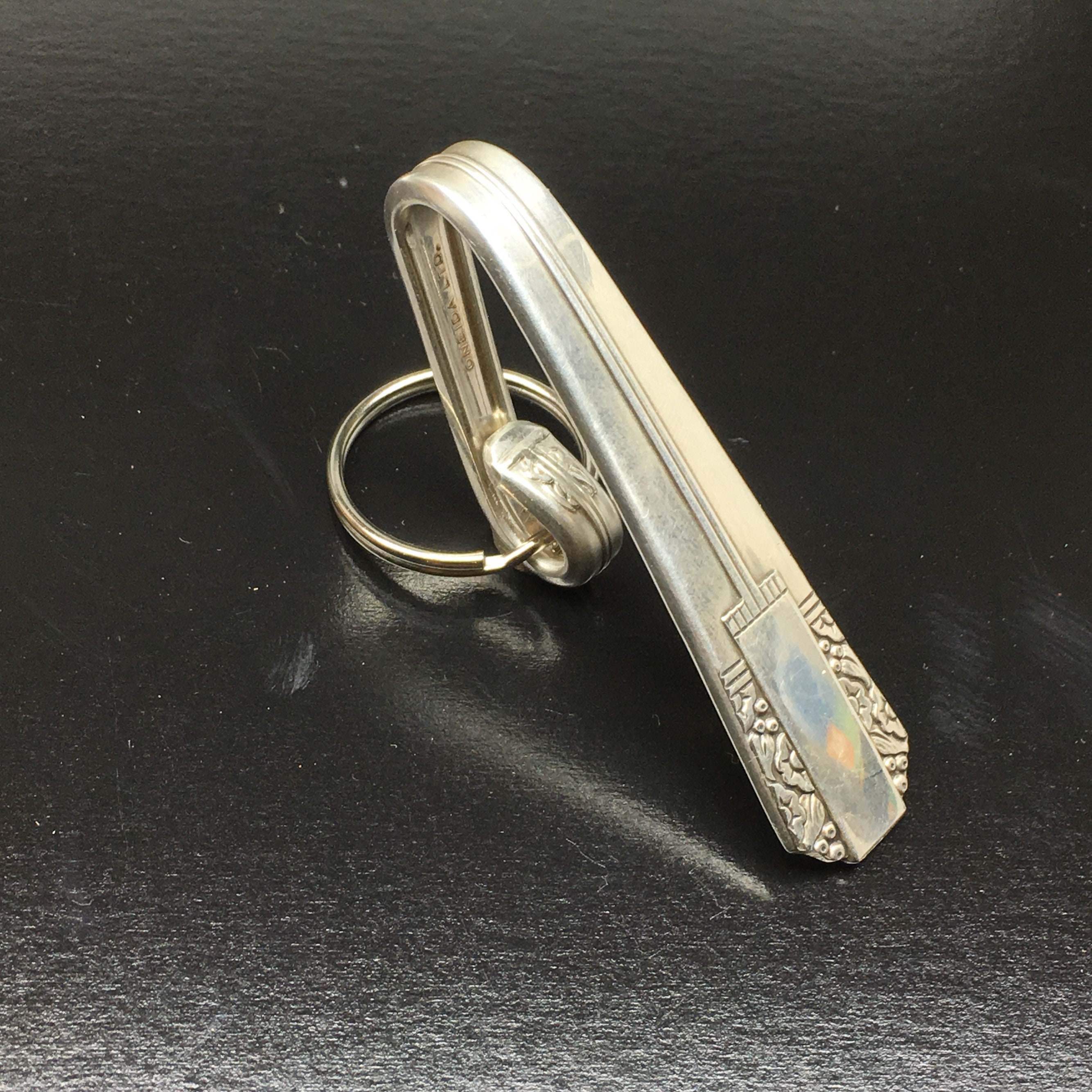 Purse Hook Clip Vintage Silver Key Finder Key Ring Keychain Etsy UK