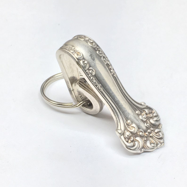 Purse Hook Clip Vintage Silver Key Finder Key Ring Keychain Etsy