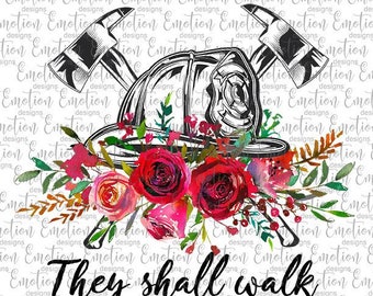 They Shall Walk Through the Fire and Not Be Burned Clipart | Etsy