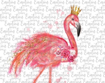 Flamingo clipart, instant download, Sublimation Graphics, PNG, DTF printing