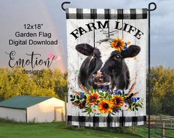 Garten Flagge Sublimation Digitales Design, sofortiger Download, Sublimationsgrafiken