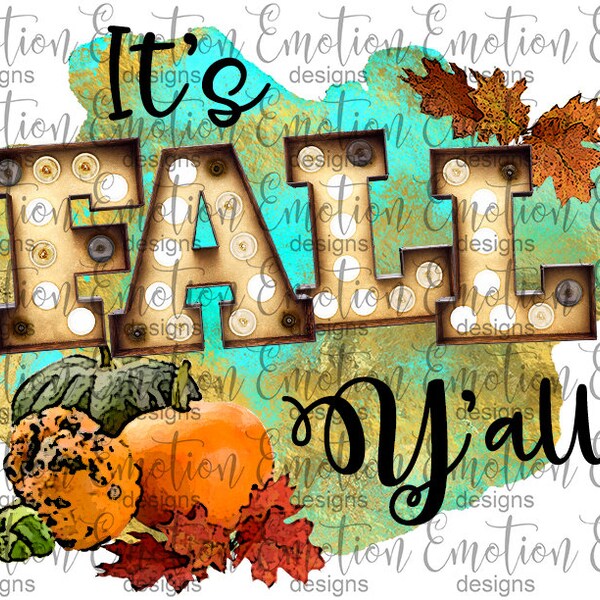 It's Fall Y'all - Etsy