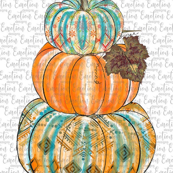 Stacked Pumpkins - Etsy