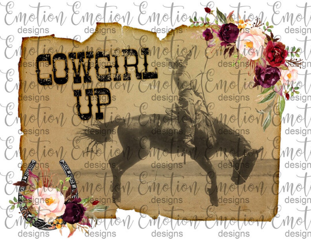 Cowgirl up PNG, Instant Download, Sublimation Graphics, Clipart, DTF ...
