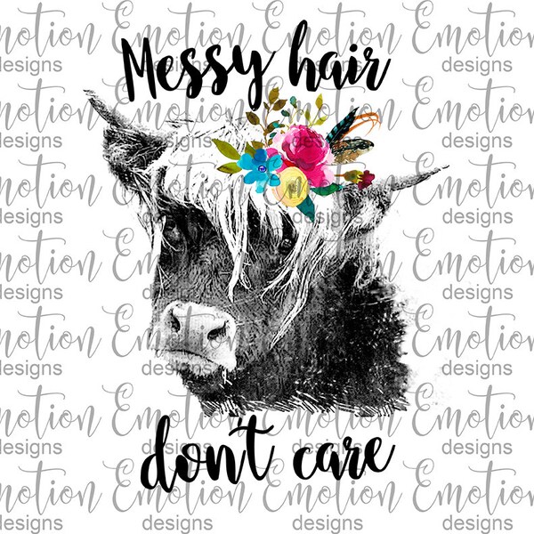 Messy Hair Dont Care - Etsy