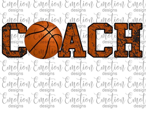 Basketball Coach Clipart Instant Download Sublimation | Etsy