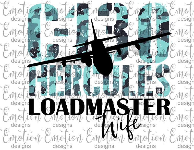 C130 Loadmaster with Aircrew Wings wall art you earned it 