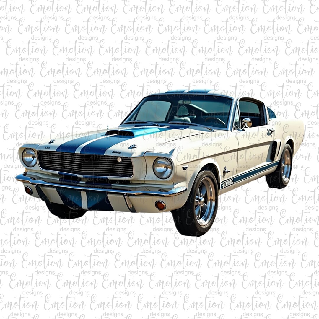 1965 Graphics 1965 Shelby Mustang, '65, Classic Car, Watercolour, Instant Download ...