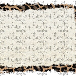 Leopard Frame 2, instant download, Sublimation graphics, PNG, DTF printing