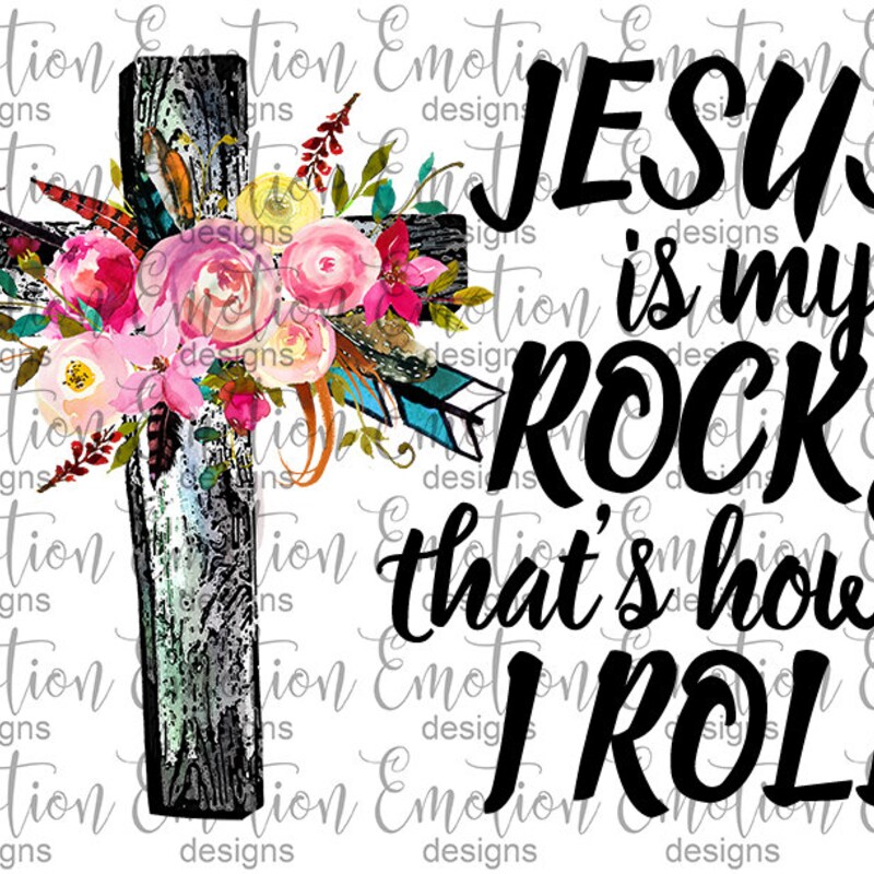 Jesus is My Rock - Etsy
