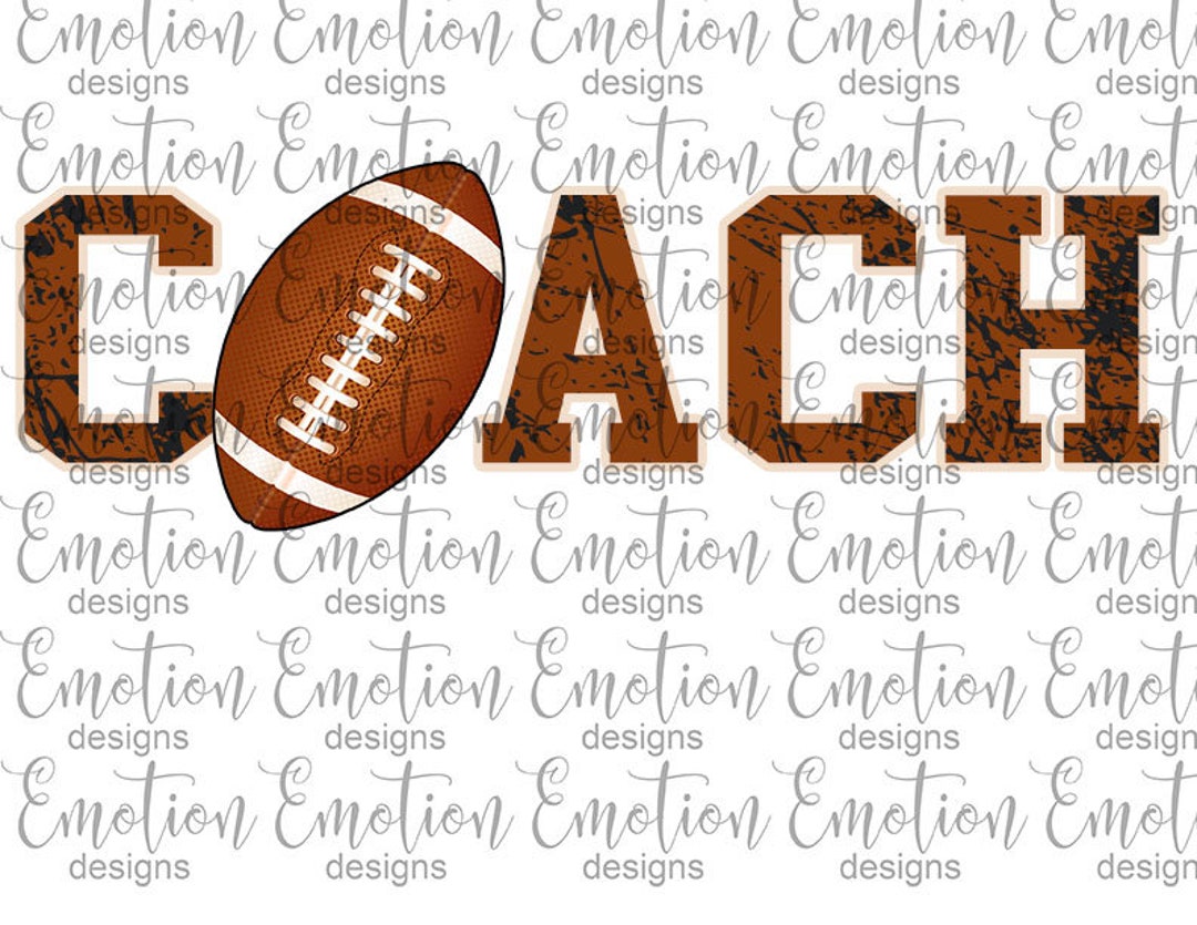 Football Coach Clipart Instant Download Sublimation Graphic - Etsy