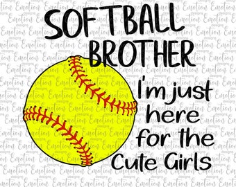 Softball Brother PNG, Clipart, baseball, natychmiastowe pobieranie, sublimacja, druk DTF