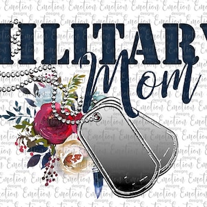 Military mom blue clipart, instant download, Sublimation graphics, PNG, DTF printing