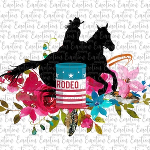 Barrel Racing Rodeo PNG Clipart, instant download, sublimation graphic, DTF printing