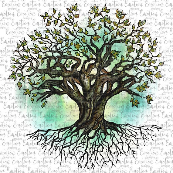 Árbol de la vida Obra de arte original descarga instantánea - Etsy México