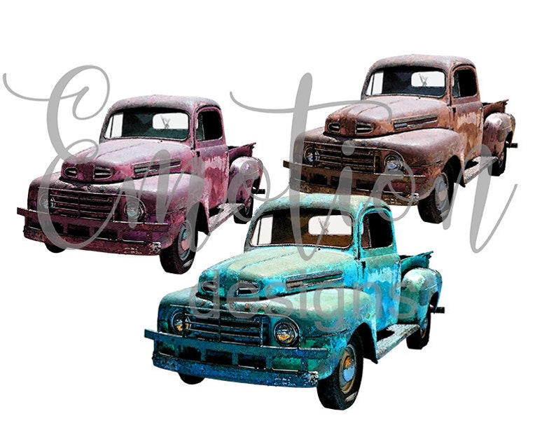 Download Vintage Truck Bundle SVG instant download PNG Sublimation | Etsy