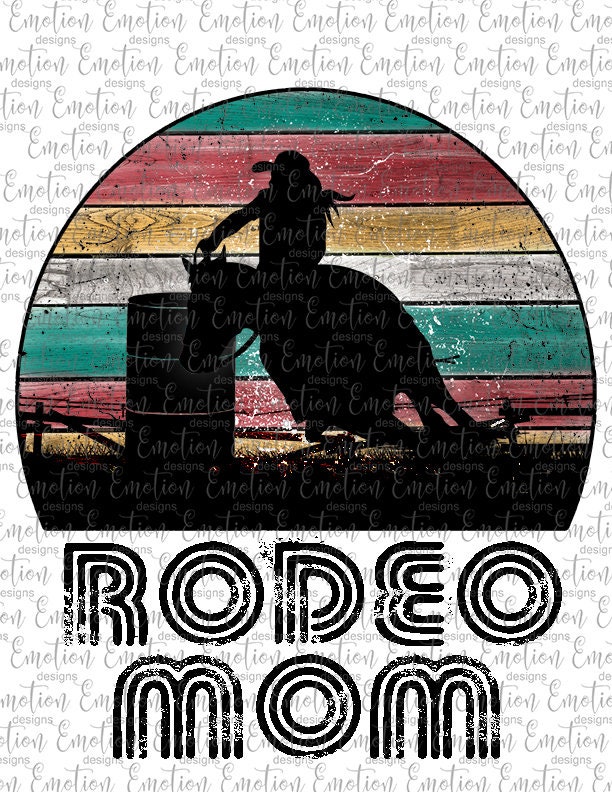 Barrel Racing Rodeo Instant Download Digital Clip Art Sublimation PNG