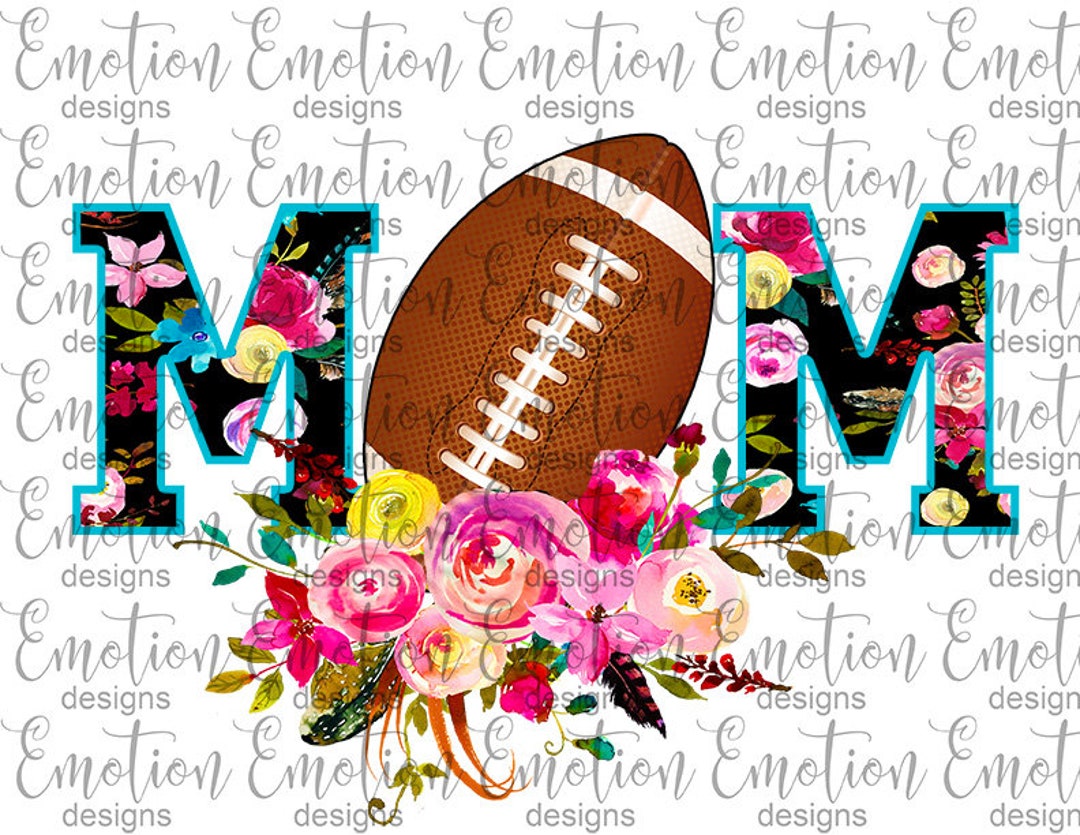 Football Mom Clipart Instant Download Sublimation Etsy