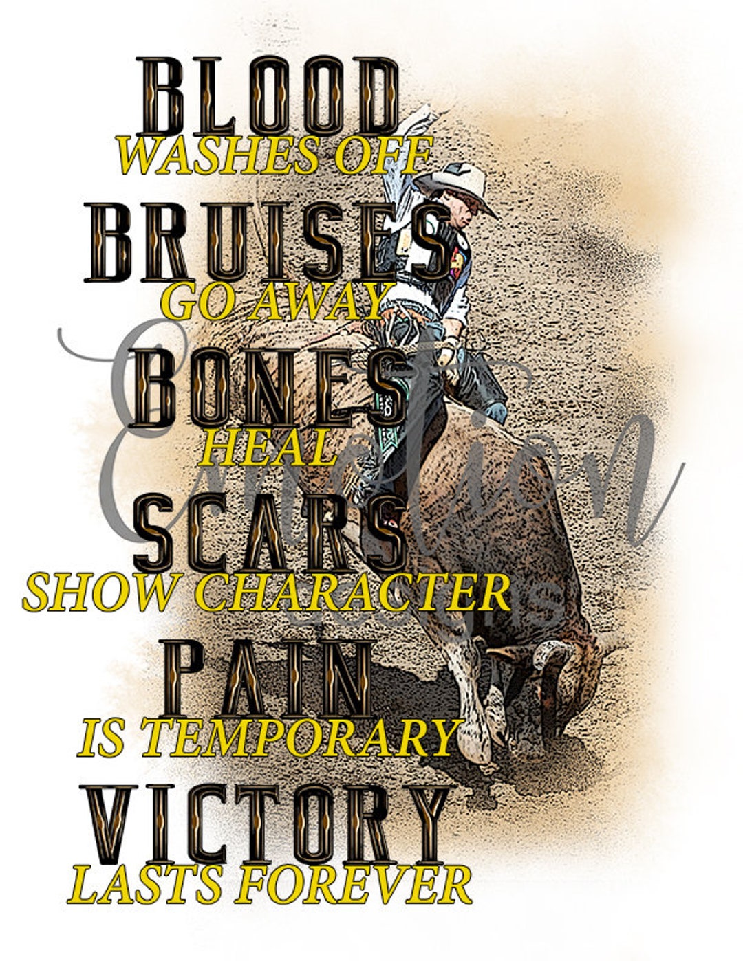 Bull Riding Scrapbook Bull Riding Clipart, Bull Rider, Rodeo, Western, Instant Download, PNG ...