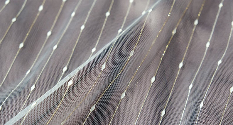 SKIRT: Mauve embroidered double layered satin midi tulle skirt image 7