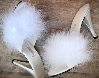 Feather bedroom slippers Clearance