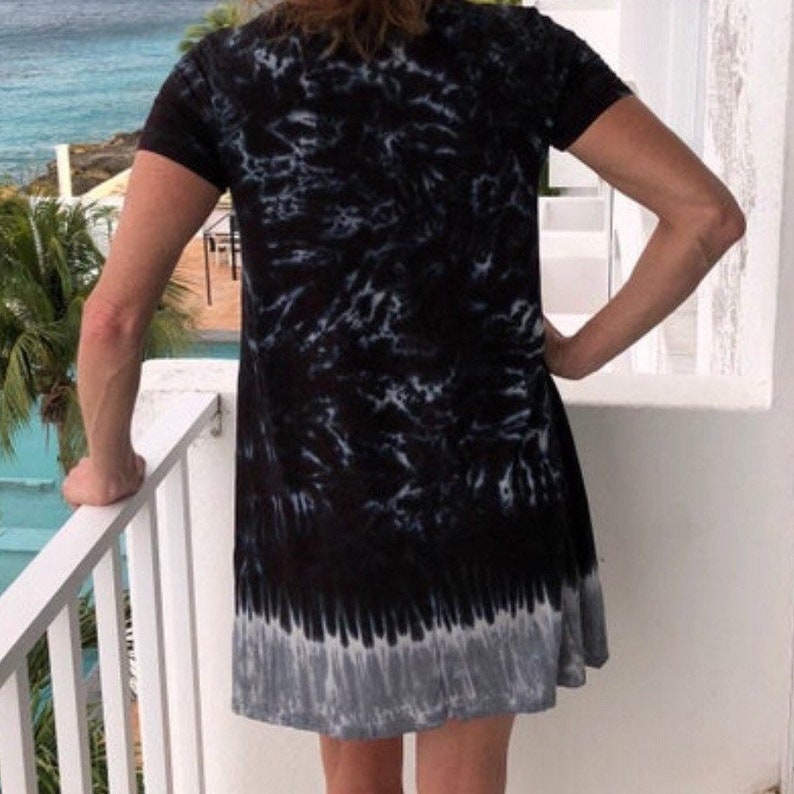 Tie-Dye T-Shirt Dress Wind Uneek UneekTieDye Tie Dye Dress Tye Dye Dress Tie Dye Tye Dye Swimsuit Coverup Sundress