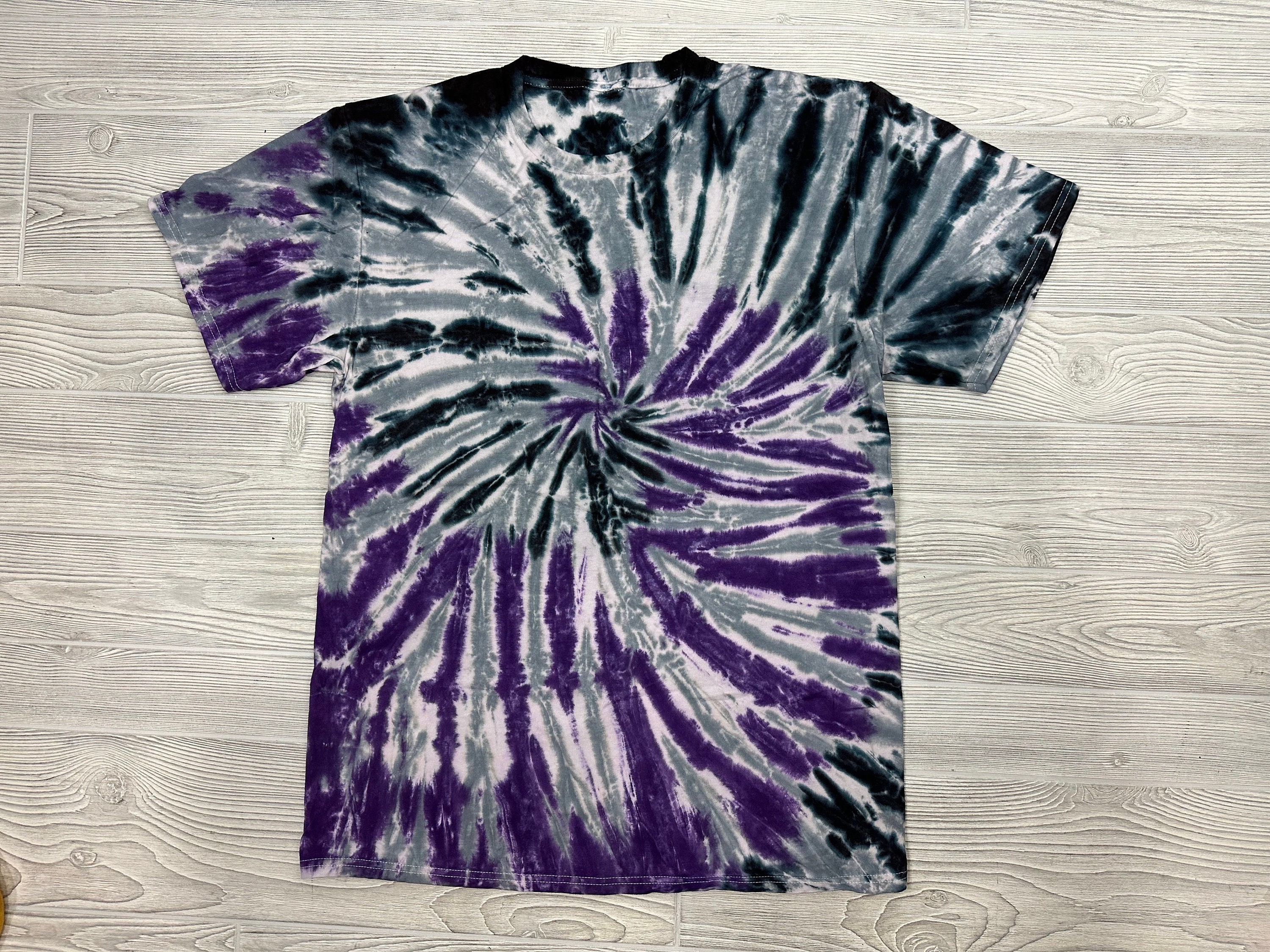 T-Shirt en Coton à manches courtes Tie & dye noir - Vente privée