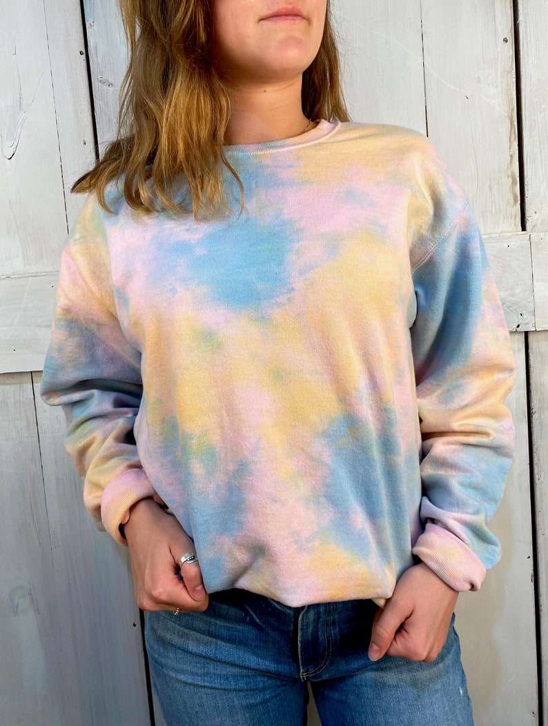 pastel multicolor sweatshirt
