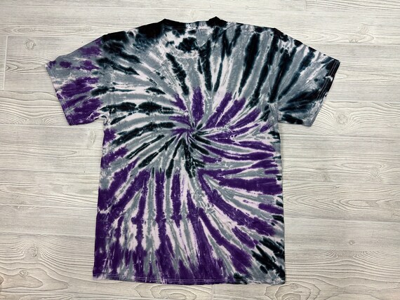 Camisa tie dye negra hotsell