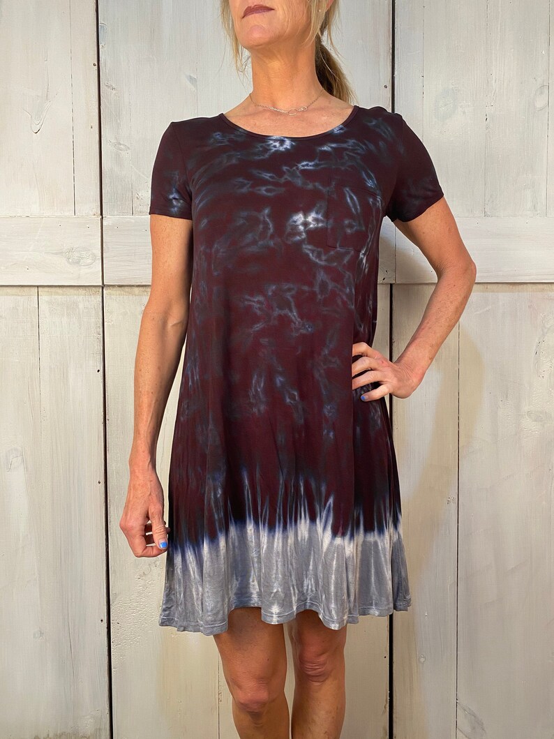 Tie-Dye T-Shirt Dress Wind Uneek UneekTieDye Tie Dye Dress Tye Dye Dress Tie Dye Tye Dye Swimsuit Coverup Sundress