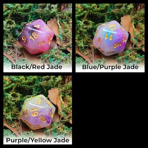 Premium D20 Dice Assorted D20 Multiple Styles Available 20mm Dungeons and Dragons, DND, MTG Game image 6