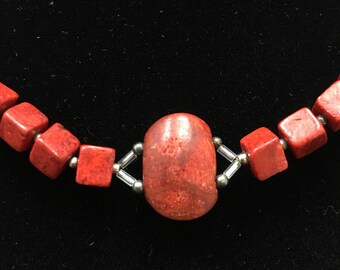 Sponge Coral Necklace- Handmade