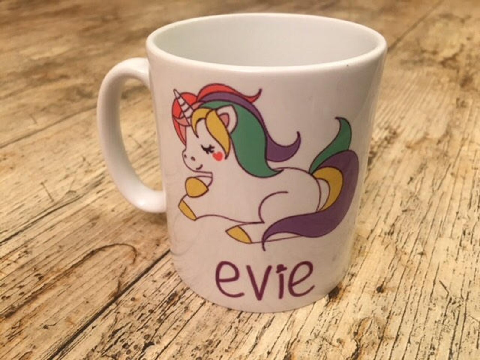 Personalised Unicorn Mug 10oz Etsy Denmark