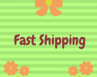 Fast Shipping (ask me about the fast shipping price for your country)