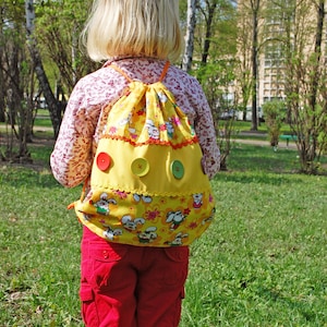 Drawstring Bag for Girls, Bunny Toy Sack Bag, Drawstring Backpack for Kids