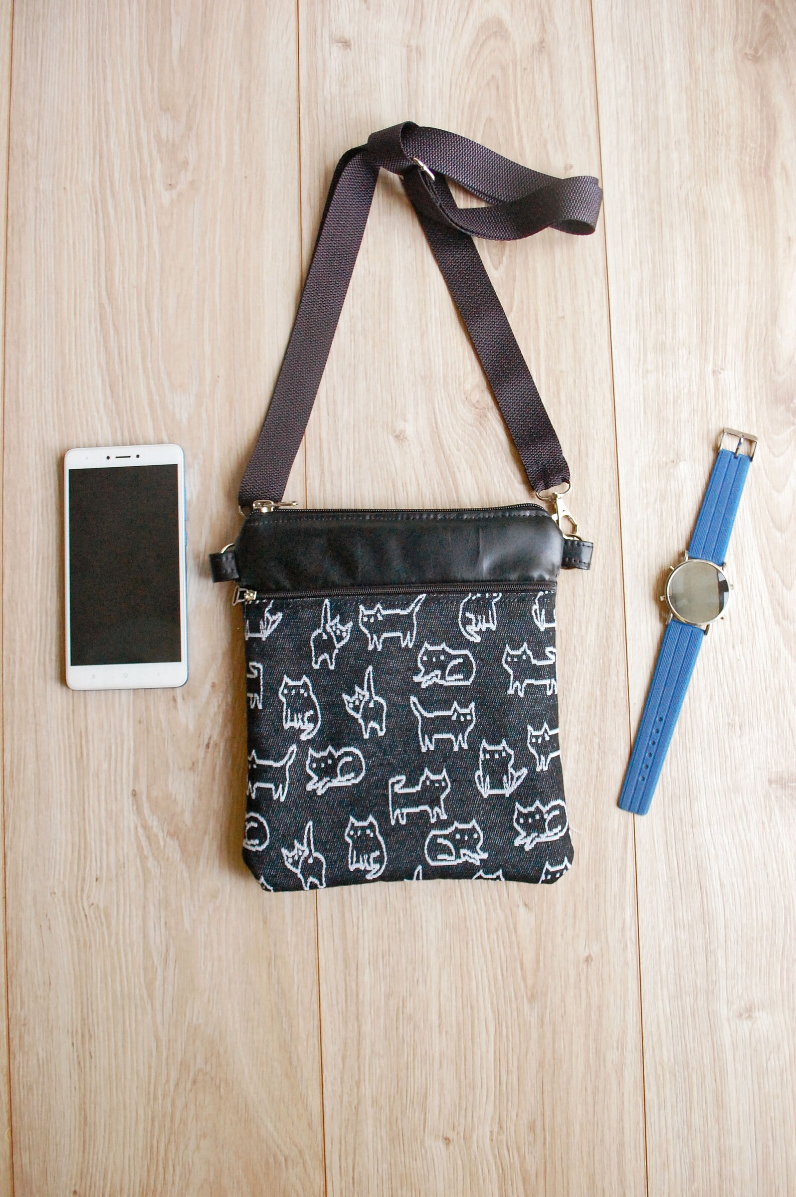 Cat Crossbody Purse for Women Cats Pouch Festival Travel Etsy