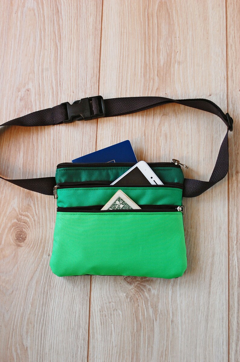 Green Waist Bag for Women Small Bum Bag for Men Waterproof Etsy