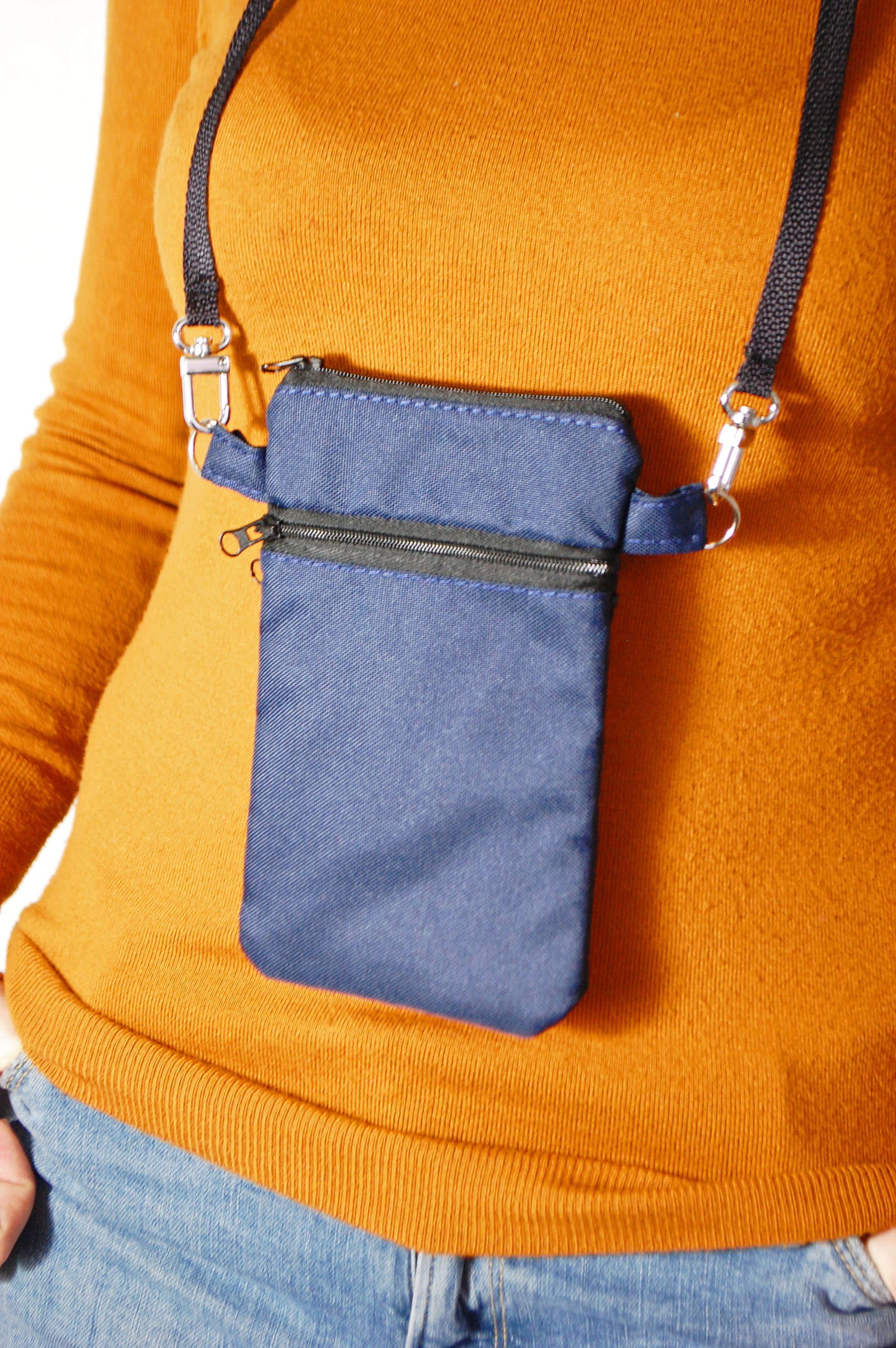 Small neck pouch sale