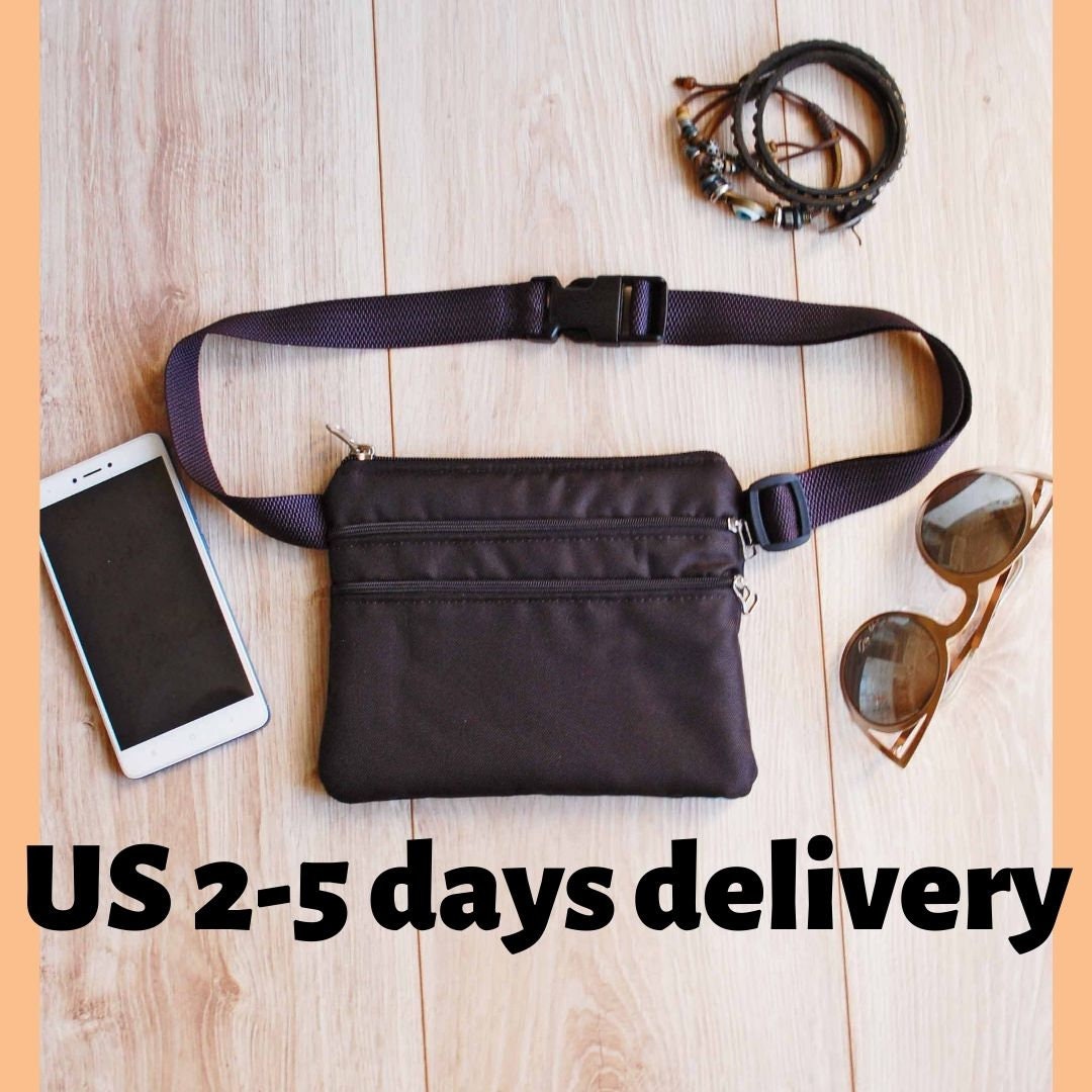 small flat fanny pack