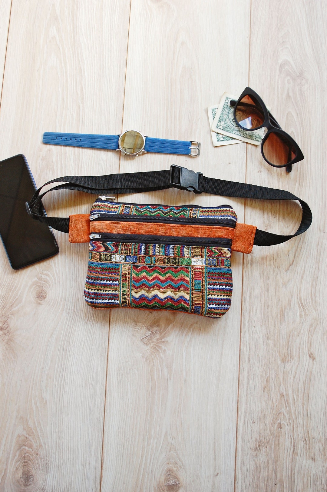 Boho Tapestry Fanny Packs Bags for Women, Hippie Bohemian Waist Pouch