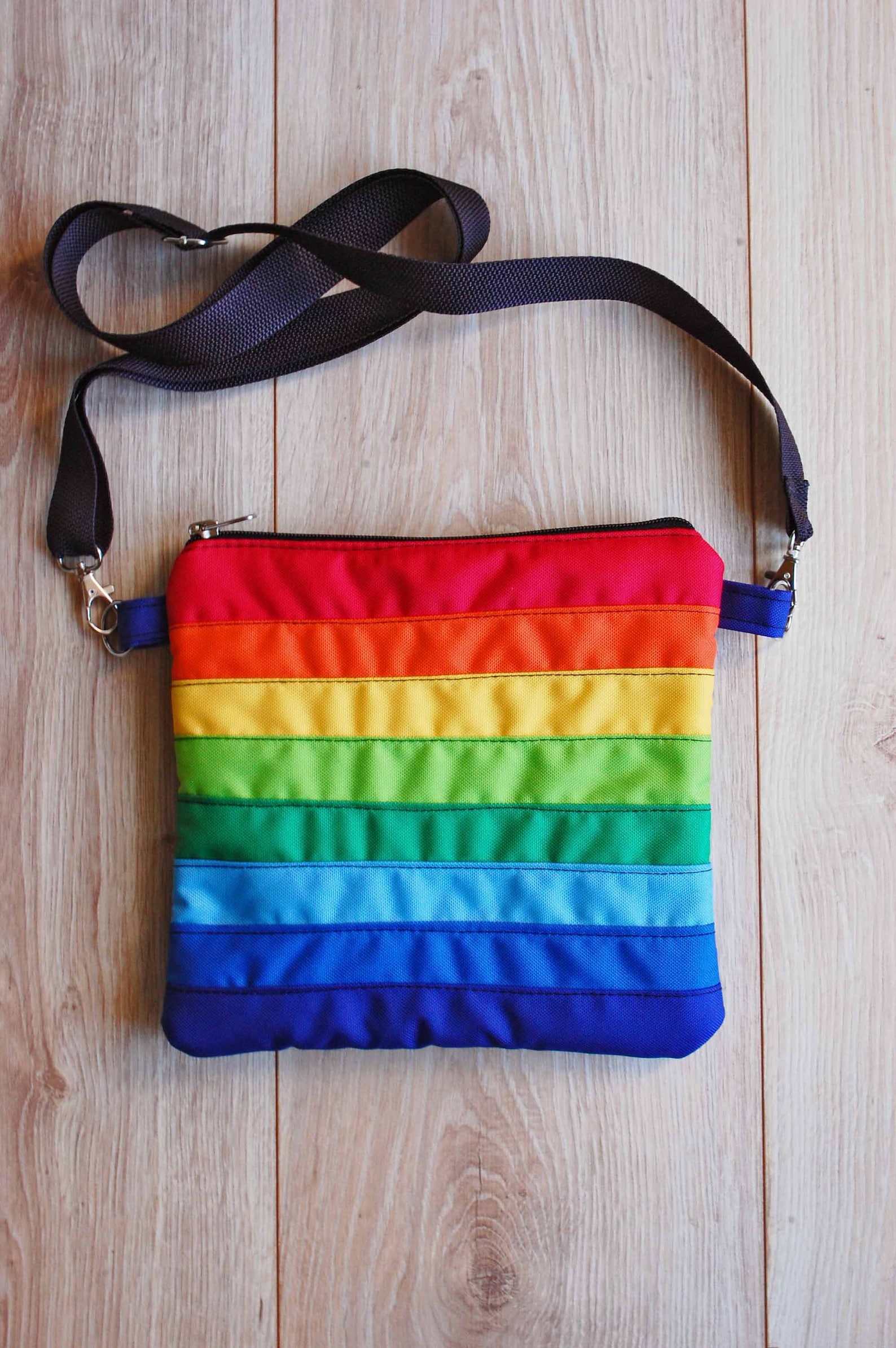 Rainbow Crossbody Bag LGBT Pride Accessory Gay Lesbian Etsy